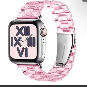 Transparent apple iwatch watch band